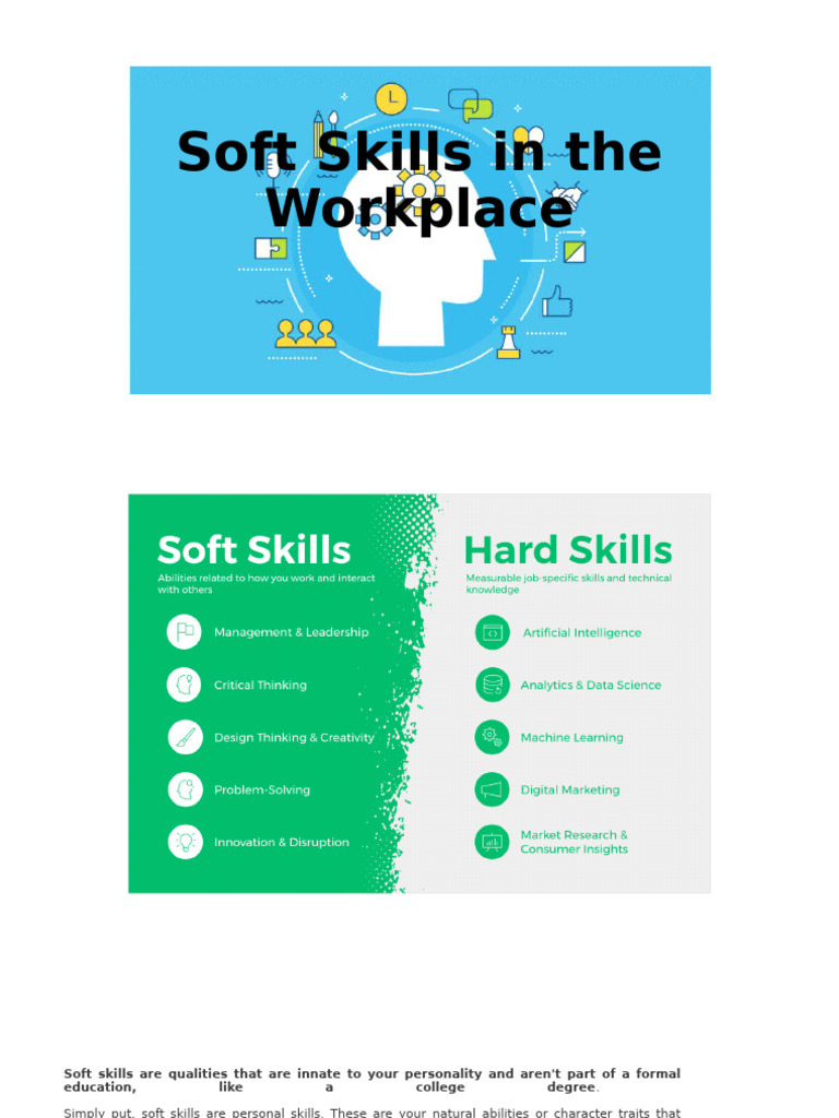 Essential Soft Skills for Career Success | PDF