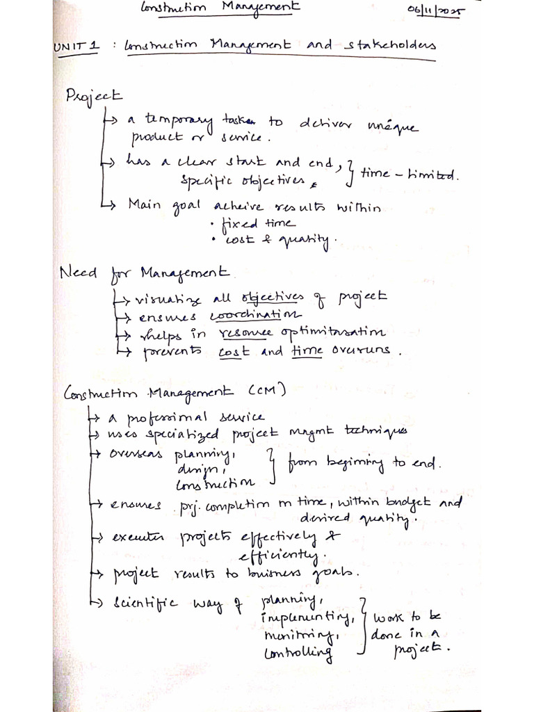 CM - Unit 1 | PDF
