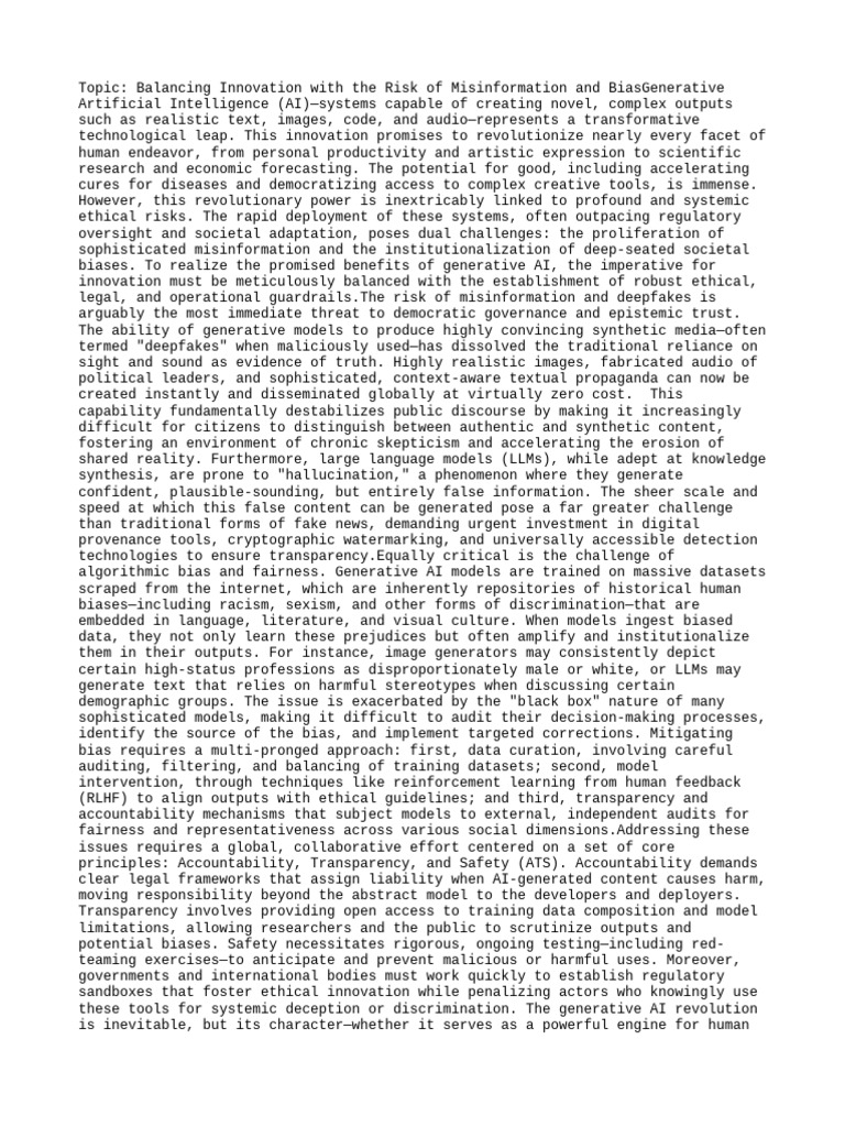 Balancing AI Innovation and Ethics | PDF | Learning | Human Communication