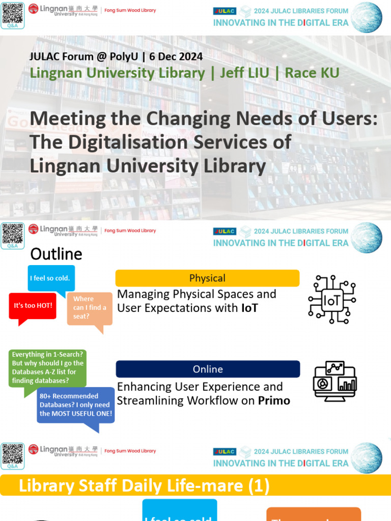 Enhancing User Experience at Lingnan Library | PDF | Libraries | Databases