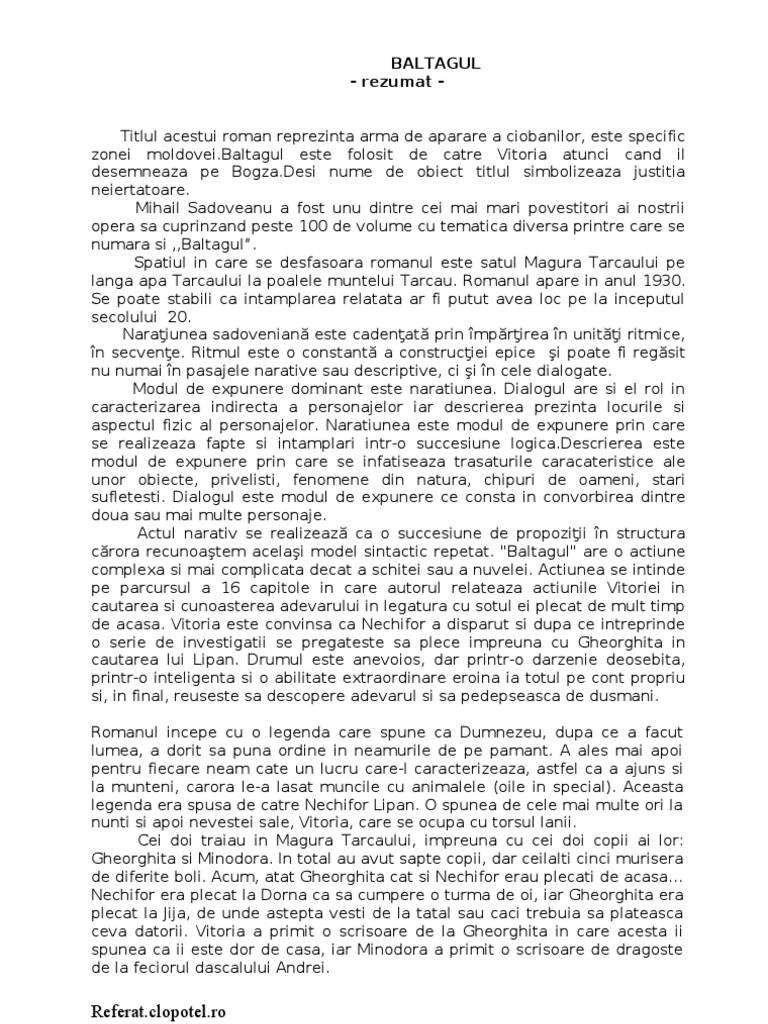 Baltagul essay 03 picture