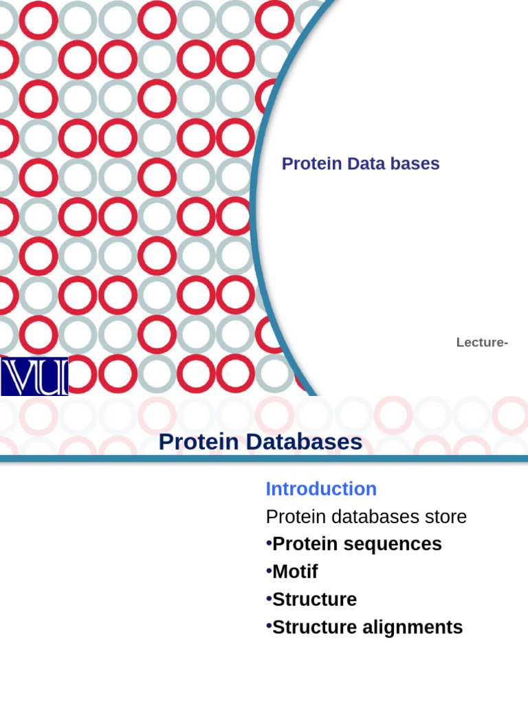 Overview of Protein Databases | PDF