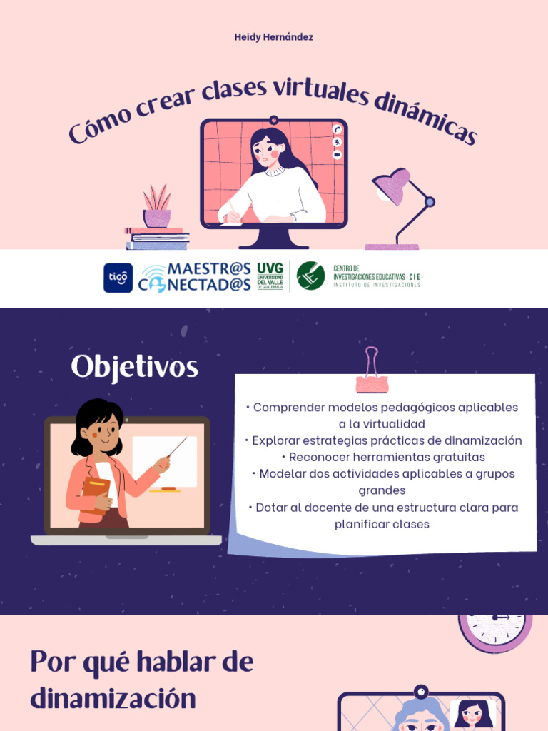 Cómo Crear Clases Virtuales Dinámicas Pdf Aprendizaje Multimedia
