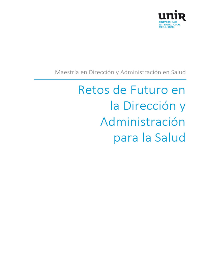 Retos en Dirección de Salud Pública | PDF | Desigualdad social ...
