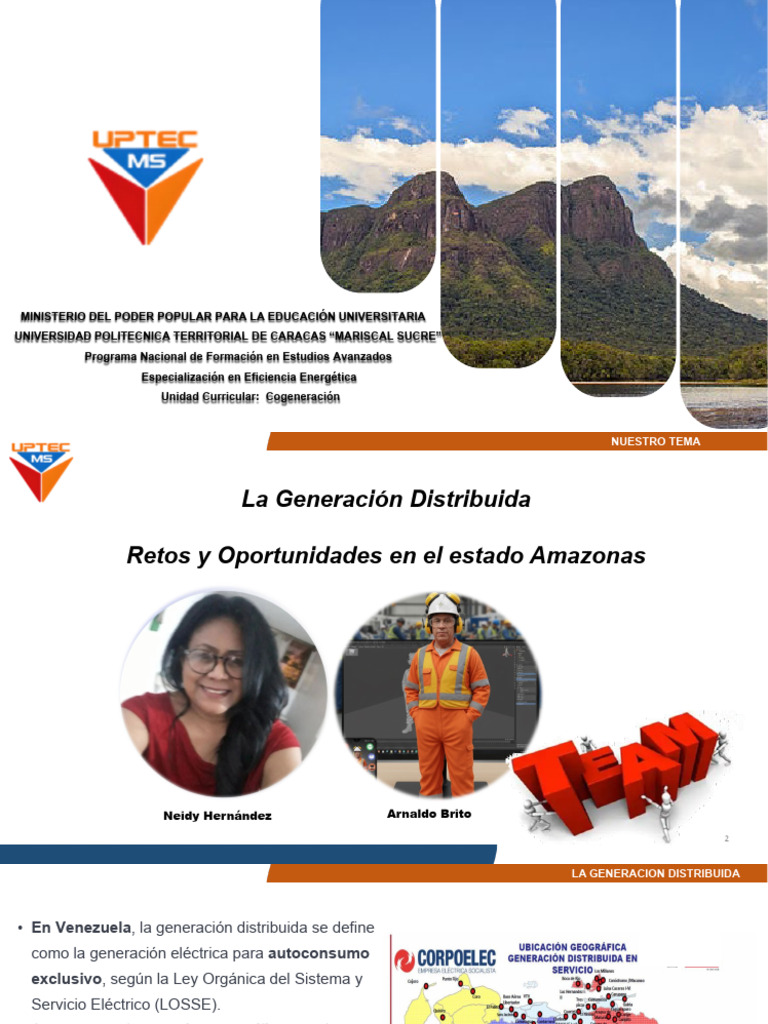 Generación Distribuida en Amazonas: Retos y Oportunidades | PDF ...