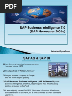 SAP Business Intelligence 7.0 (SAP Netweaver 2004s)