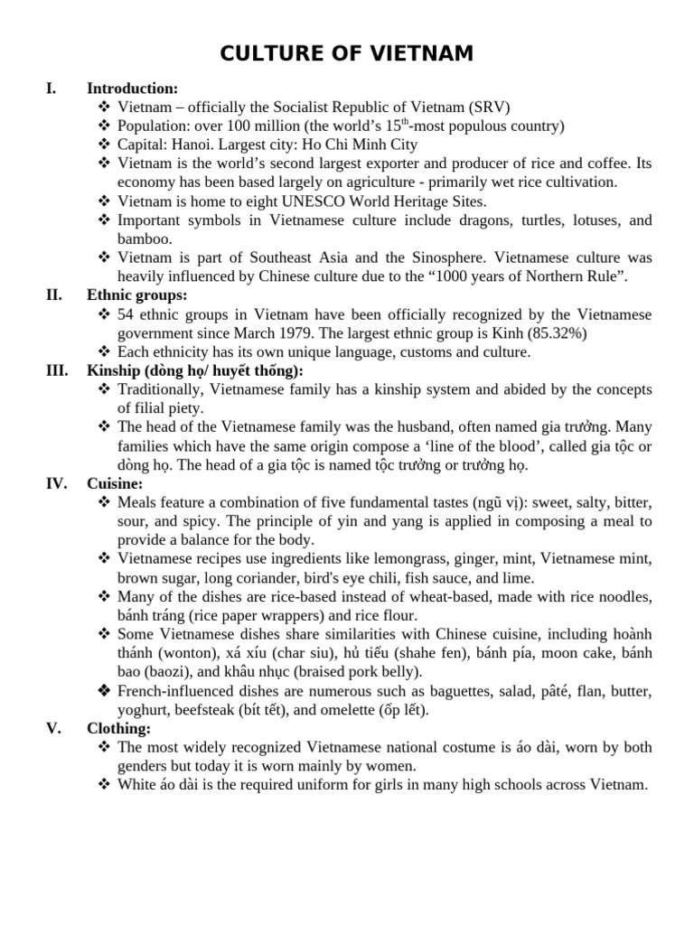 Culture of Vietnam and Laos | PDF | Vietnam | Laos
