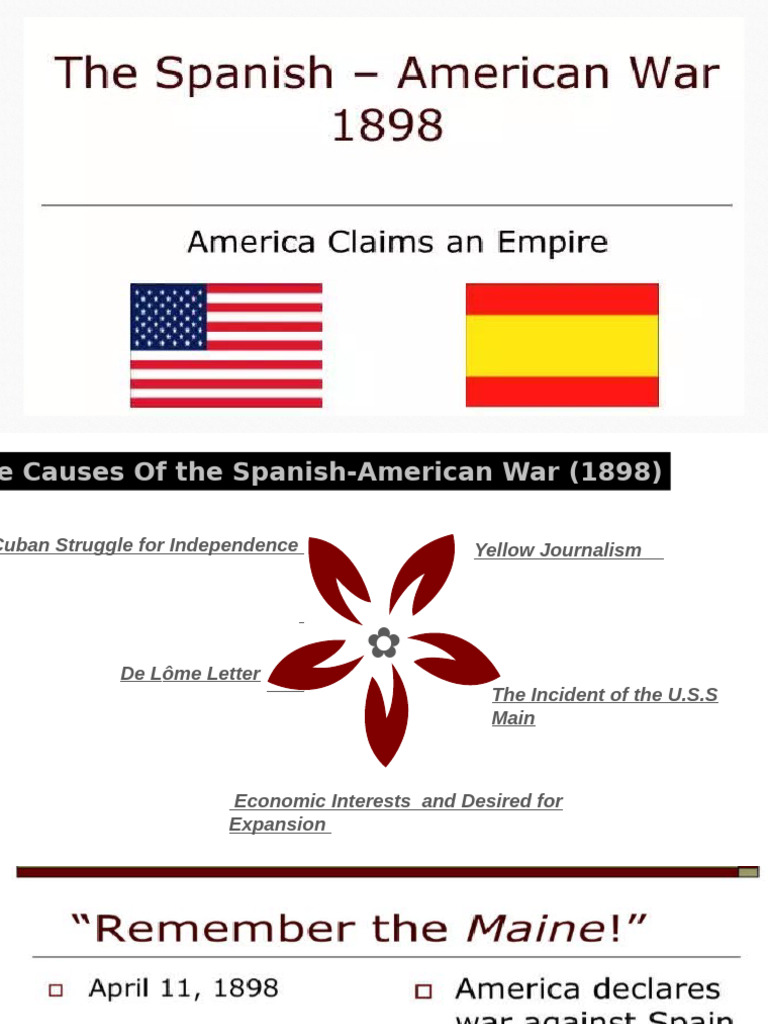 Causes of the Spanish-American War | PDF