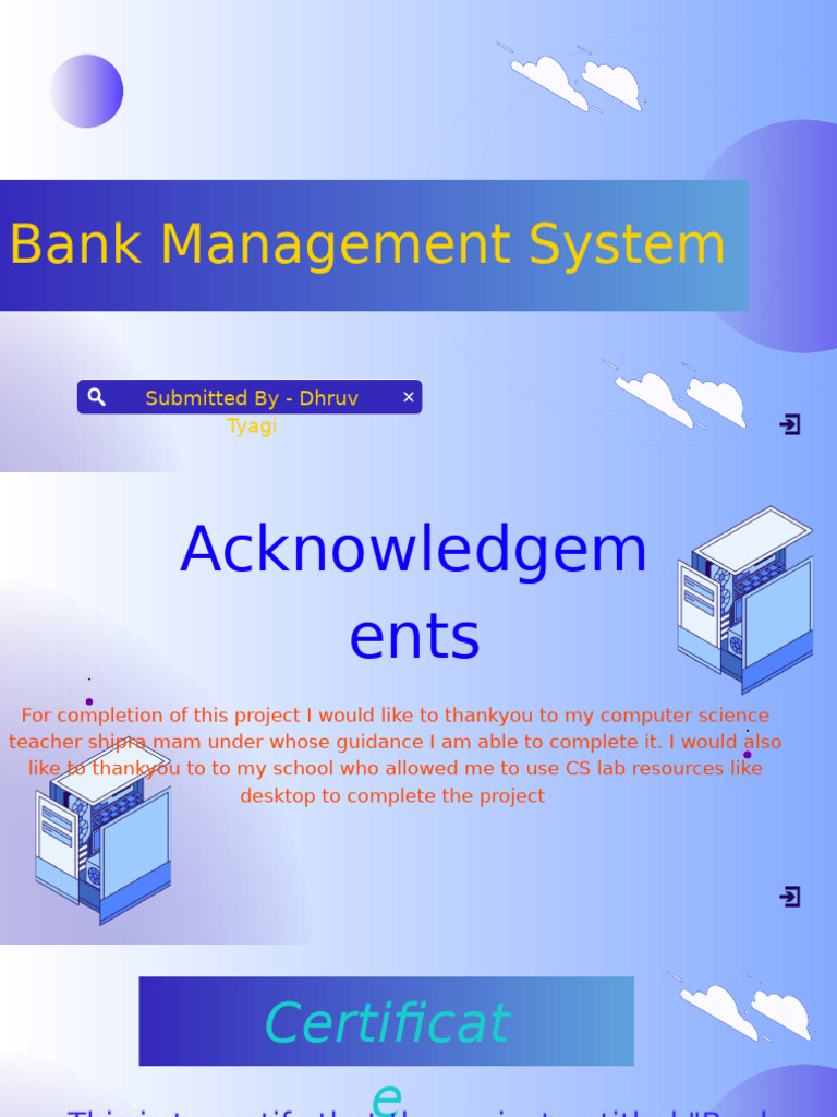 Bank Management System Project - 20250121 - 155034 - 0000 | PDF