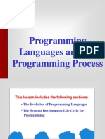 Programming Languages and The Programming Process