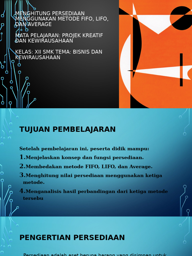 Metode Persediaan FIFO, LIFO, Average | PDF