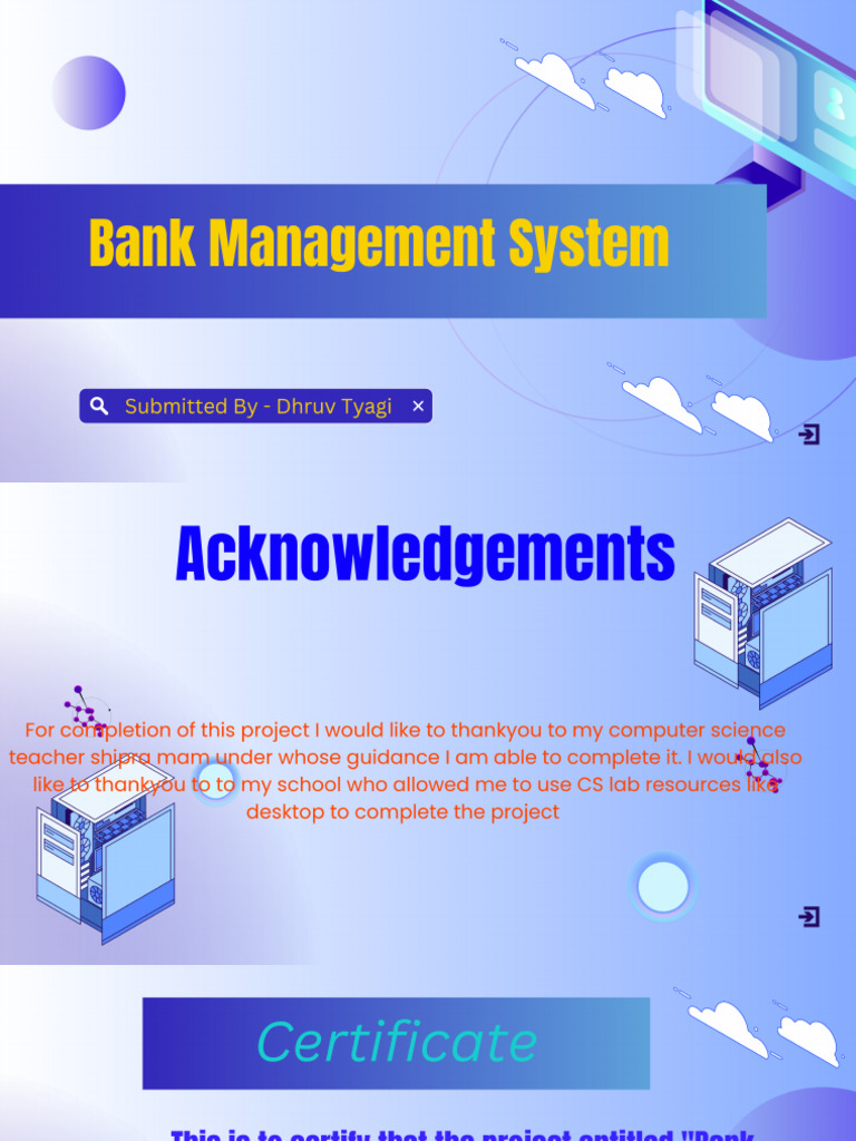 Bank Management System Project - 20250121 - 155413 - 0000 | PDF