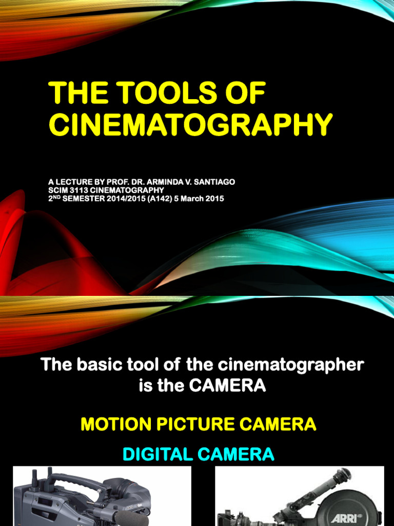 Cinematography Tools Explained | PDF | Film Speed | Camera