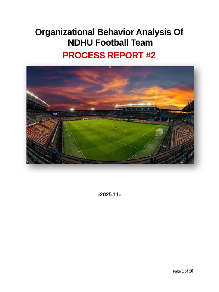 OB - Team2 - Process Report No.02 | PDF | Communication | Leadership