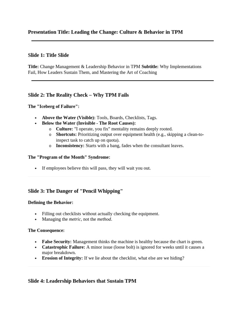 Change Management and Leadership Behavior 2 | PDF