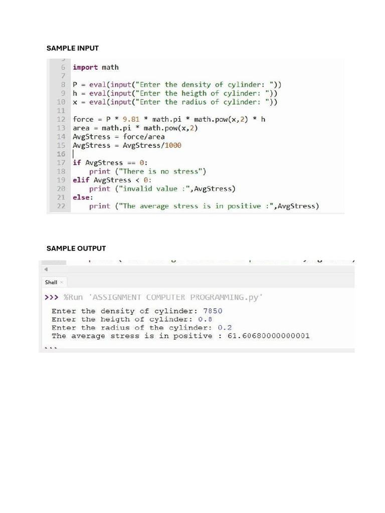 Sample Input Output | PDF