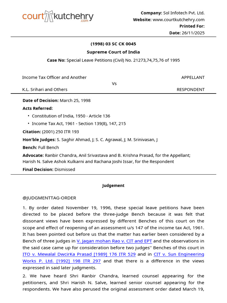 judgement_681039 (1) | PDF | National Supreme Courts | Judiciaries