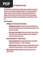Understanding Judicial Precedent in SA Law | PDF | Precedent | Case Law