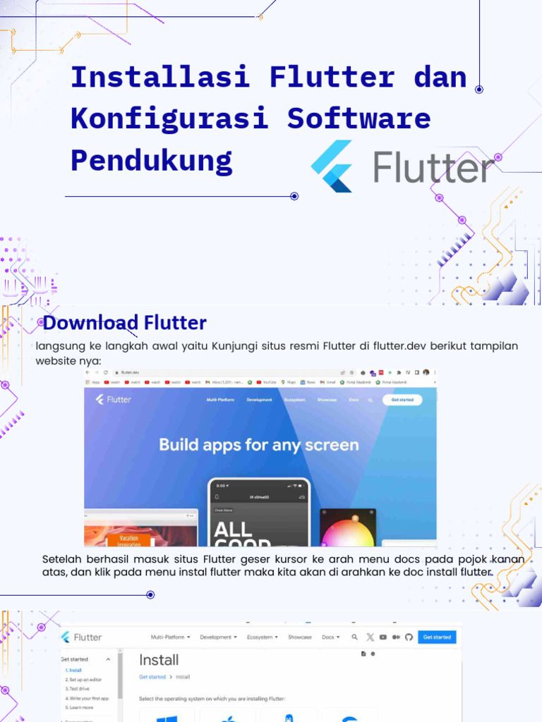 Panduan Instalasi Flutter di Windows | PDF