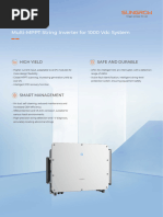 SMA Sunny Central SCS 4600 UP-S Datasheet | PDF | Direct Current ...