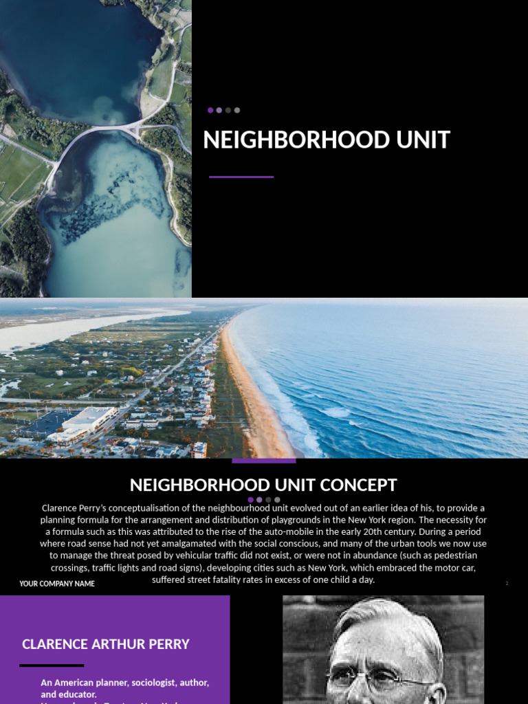 Neighborhood Unit Planning Concepts | PDF