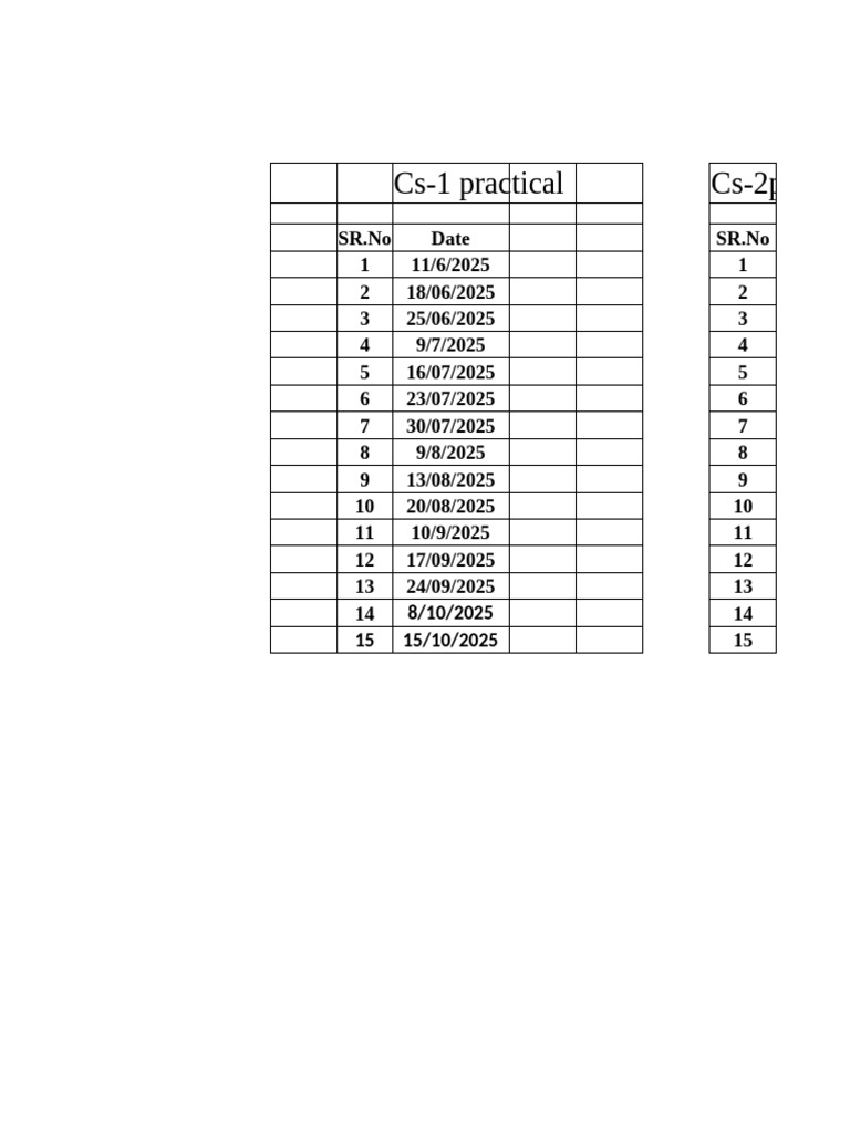 Cs Practical, Dates | PDF