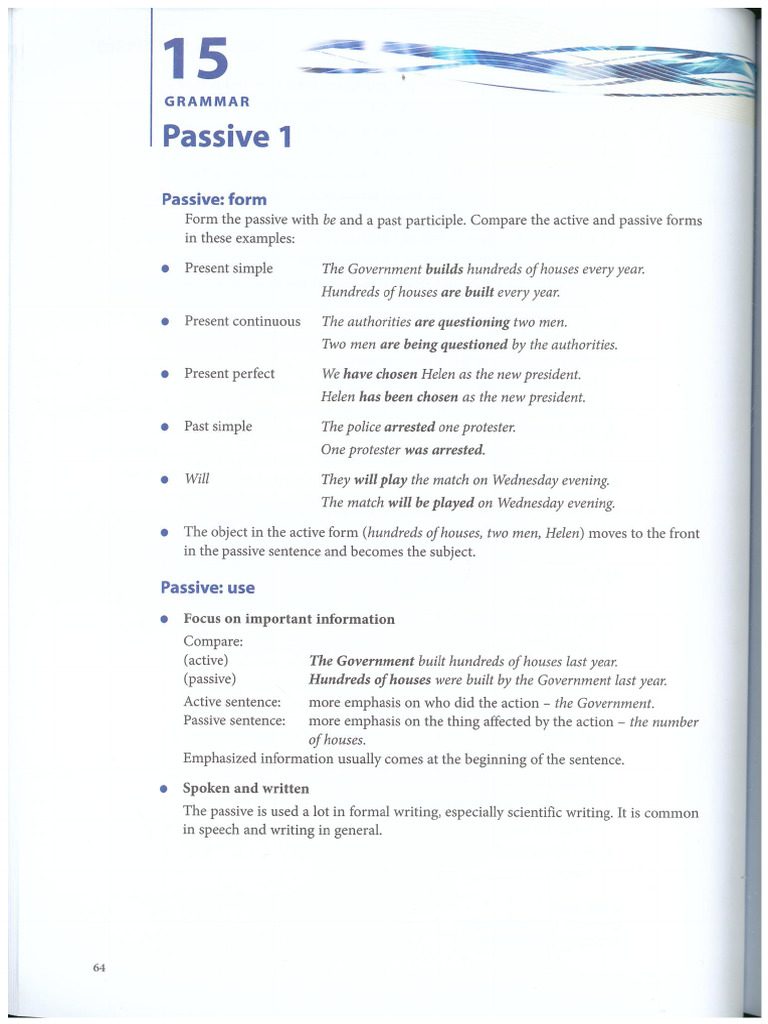 Passive Voice | PDF