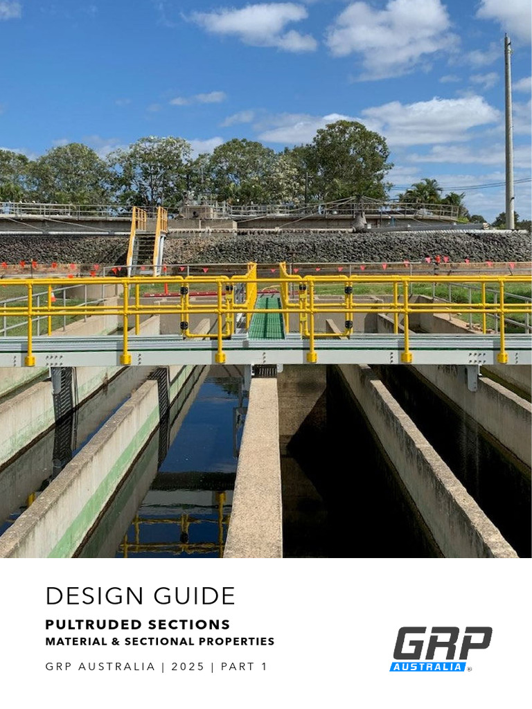 GRP Pultruded Sections Design Guide | PDF | Fiberglass | Composite Material