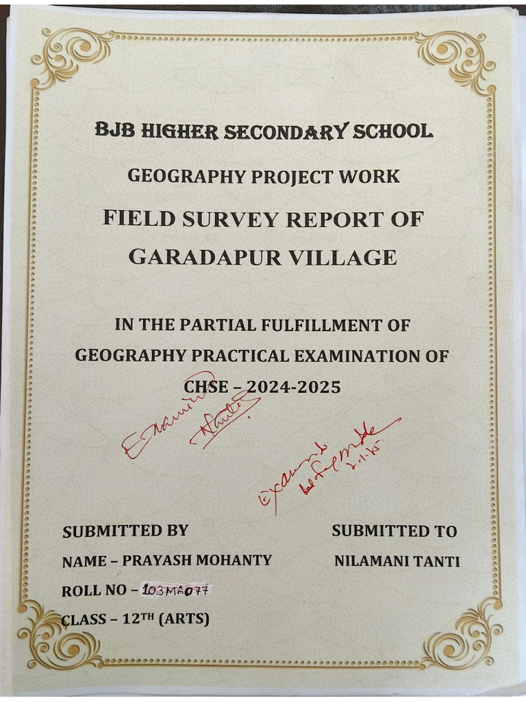 Geography Project Work PDF | PDF
