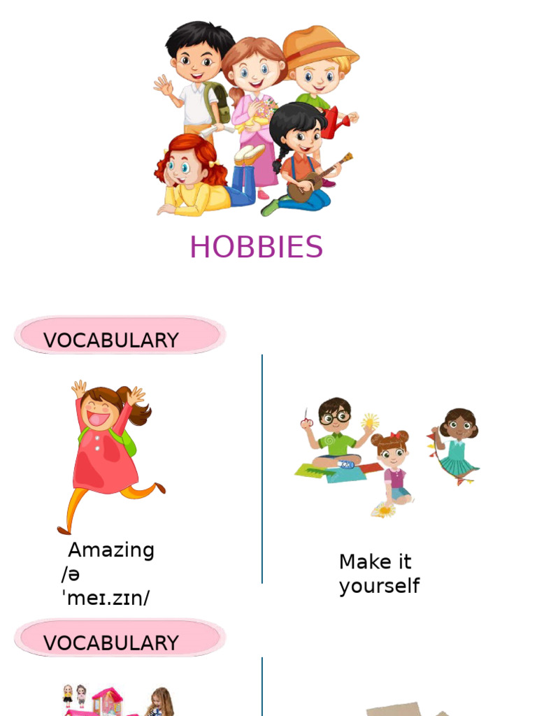 Unit 1 - Hobbies (Grade 7) | PDF