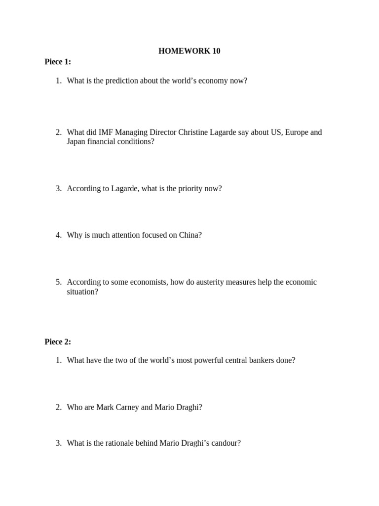 Homework 10 | PDF