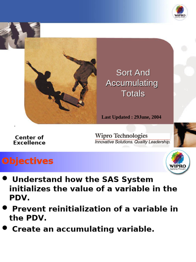 SAS Sort Accum Total 6 | PDF | Sas (Software) | Computing