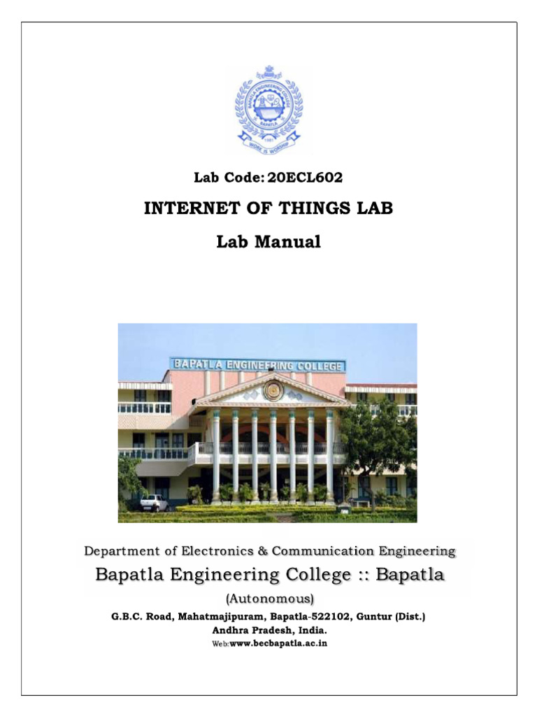 Iot Lab | PDF