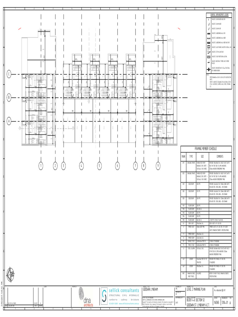 Framing Member Schedule and Details | PDF | Building | Building Technology