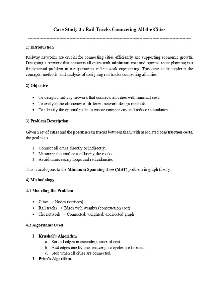 Case Study 3 | PDF | Computational Problems | Algorithms And Data ...
