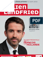 Affiche de campagne de Julien Landfried (2nd tour)