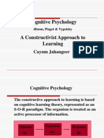 Cognitive Psychology-Bloom, Piaget & Vygotsky - Constructivi