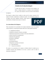 Estudio de la Evaluación Integral