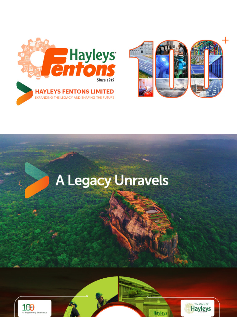 Hayleys Fentons: 100 Years of Engineering Excellence | PDF | Solar ...