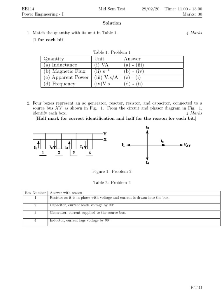 2019-20 Midsem | PDF | Electrical Engineering | Electricity