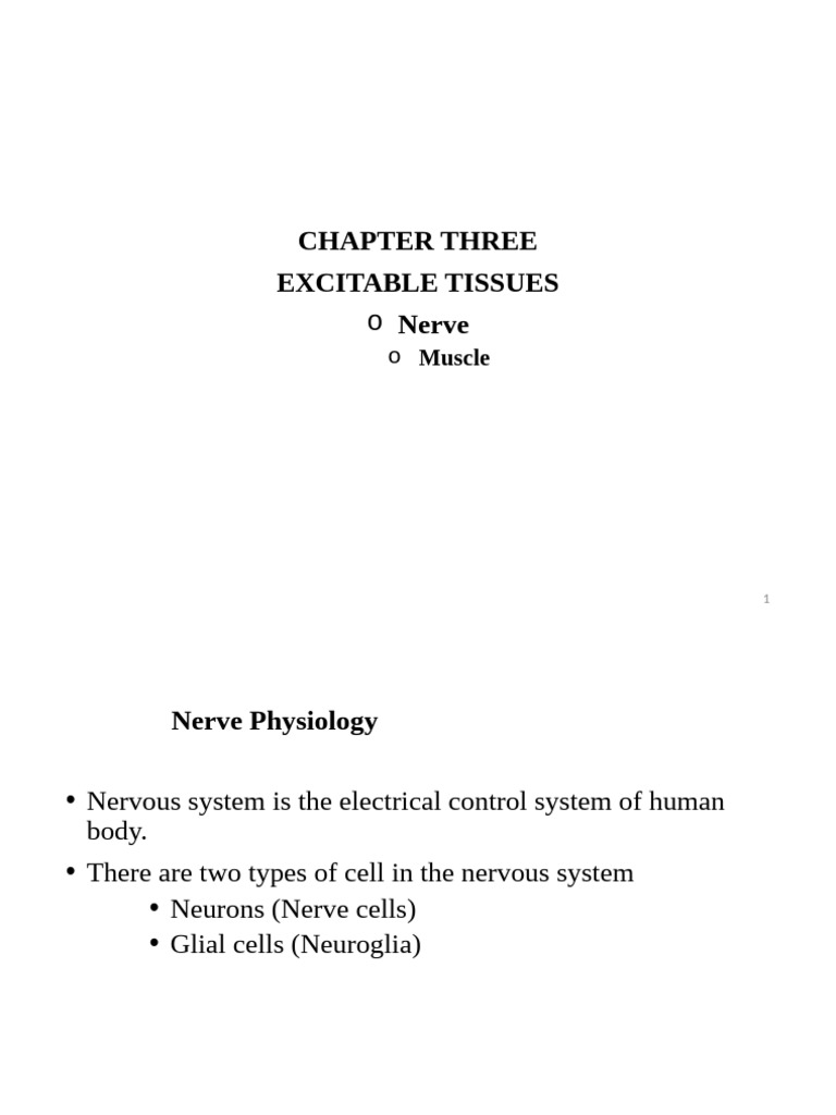 Nerve and Muscle Cell Physiology | PDF | Chemical Synapse | Synapse