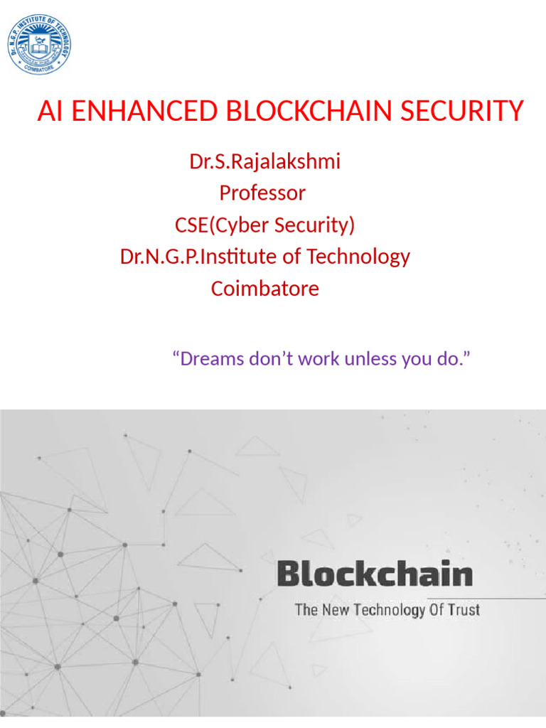 AI-Driven Blockchain Security Solutions | PDF | Artificial Intelligence ...