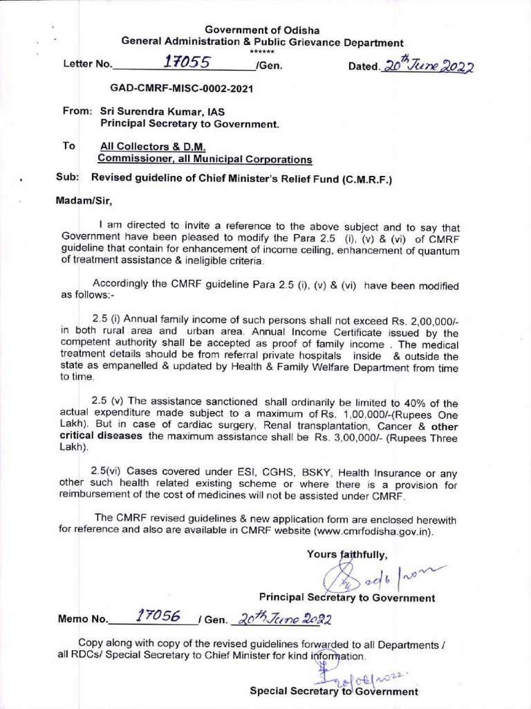 CMRF Guidelines 2022 | PDF