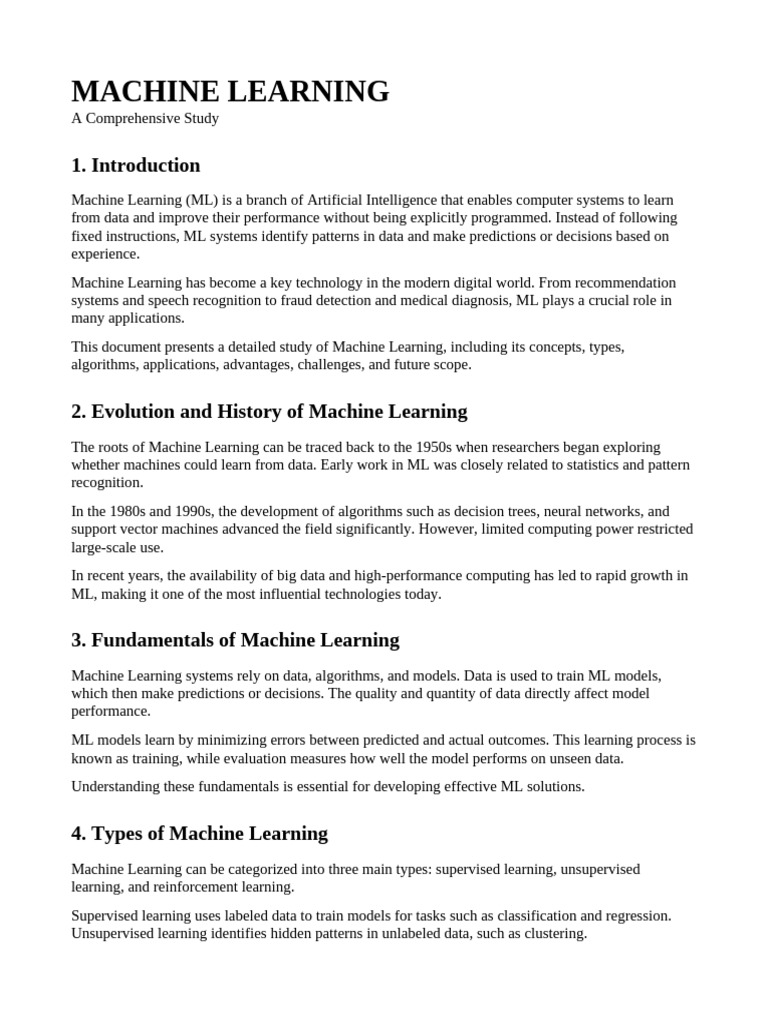 Comprehensive Guide to Machine Learning | PDF | Machine Learning ...