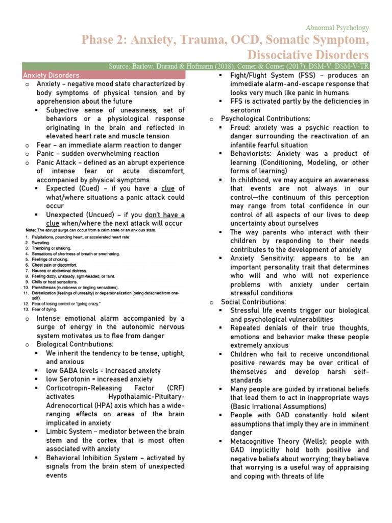 Copy of AbPsy Phase2 | PDF | Anxiety | Obsessive–Compulsive Disorder