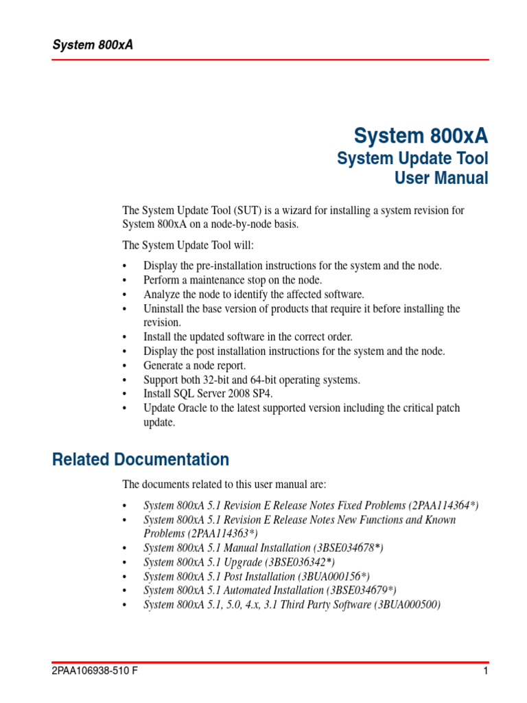 System Update Tool User Manual for 800xA | PDF | Internet Explorer ...