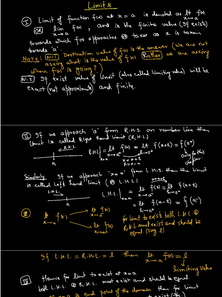 Limits L 1 Introduction | PDF