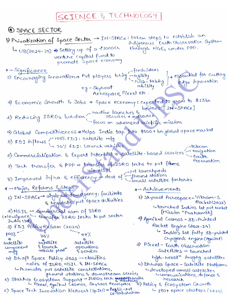 India's Space Sector Growth Strategies | PDF | Big Data | Artificial ...