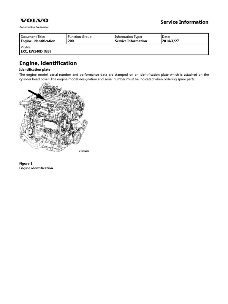 EXC EW140D Engine Service Guide | PDF | Fuel Injection | Troubleshooting