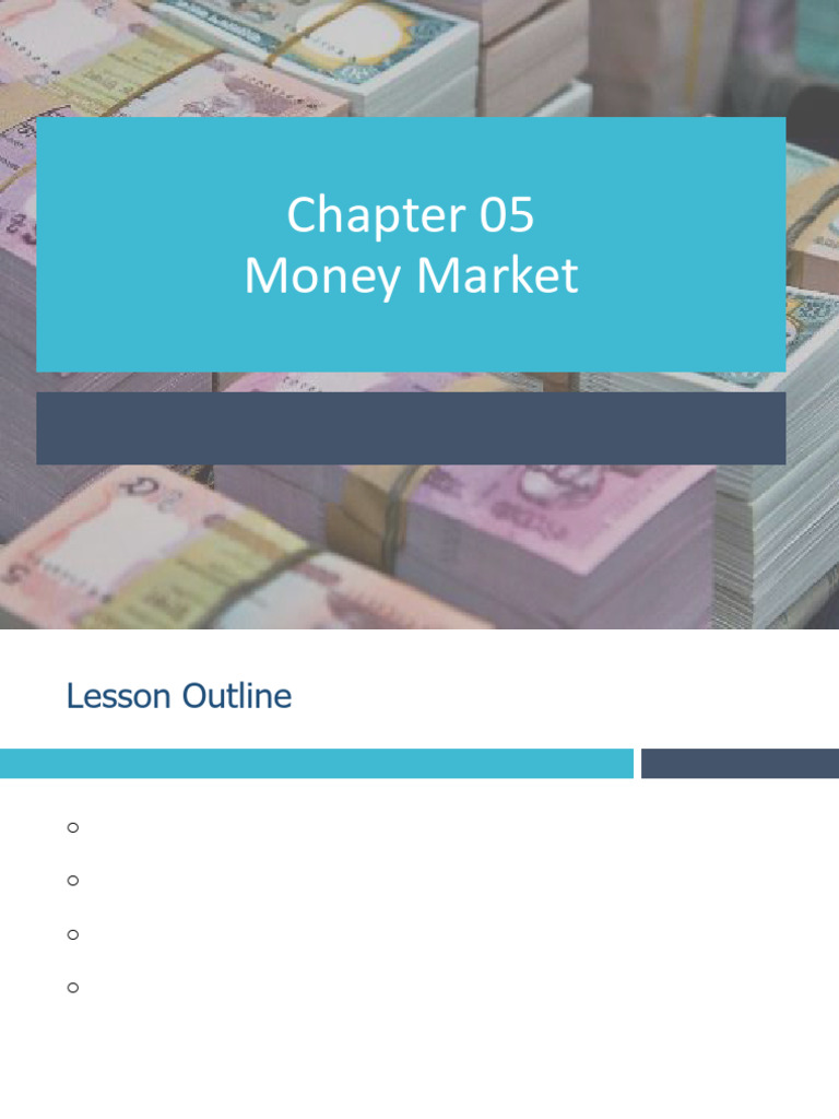 Overview of Money Market Securities | PDF | Repurchase Agreement ...